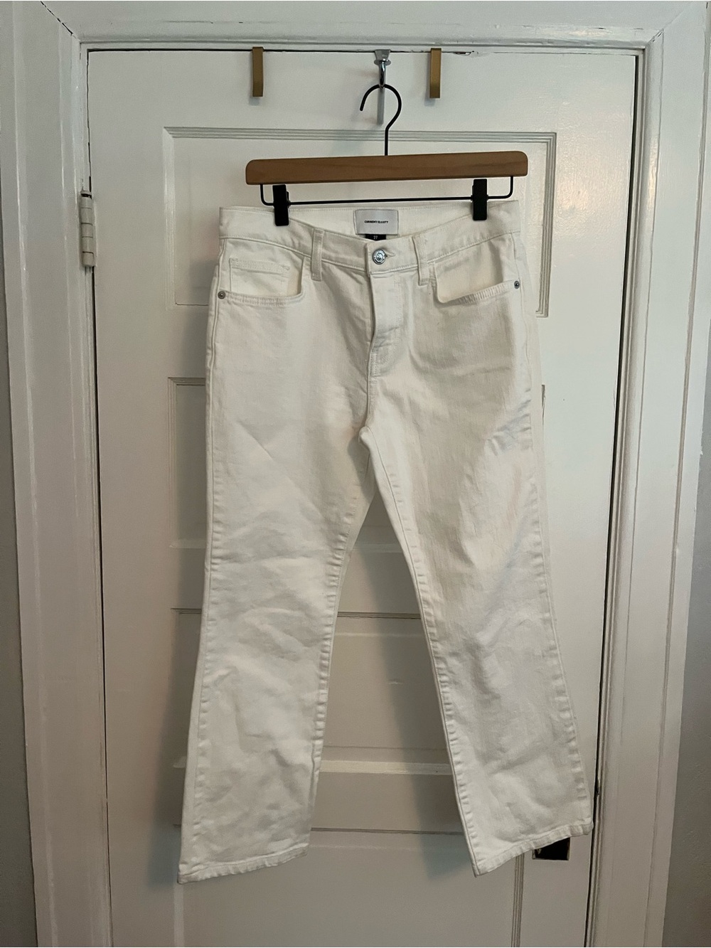 Current / Elliott The Kick Jean Jeans Sugar White